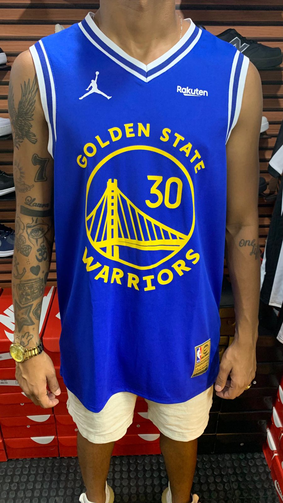 Camiseta Do Golden State Warriors Azul